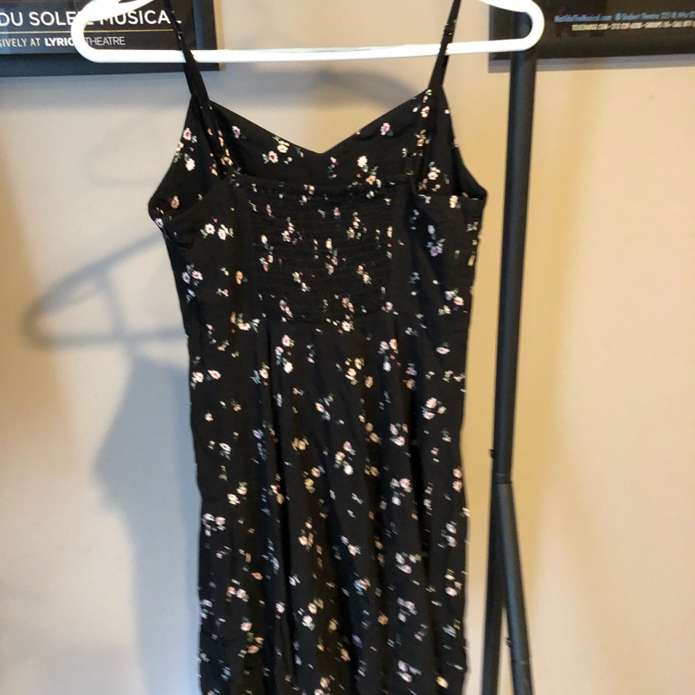 Old Navy black floral dress